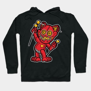 VooDoo Kitty Cat Doll Kansas City Colors Hoodie